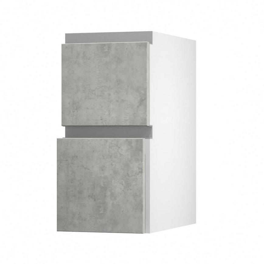 Hockley Concrete 350 Pan Drawer (342mm) Open