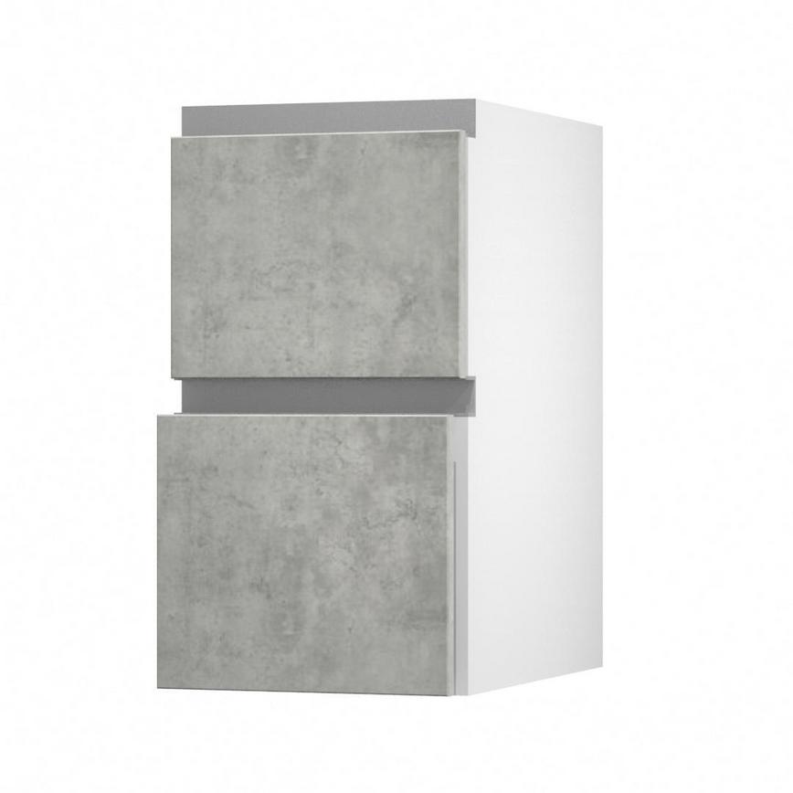 Hockley Concrete 400 Pan Drawer (342mm) Open