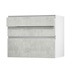Hockley Concrete 900 Drawer Front (170mm) Open