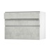 Hockley Concrete 1000 Drawer Frnt (170mm) Open