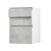 Hockley Concrete 500 Drawer Front (170mm) Open