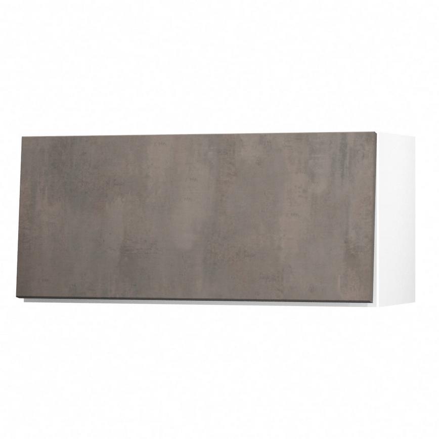 Hockley Bronze Dark Stone 800 Half Height Door Pan Drawer Open