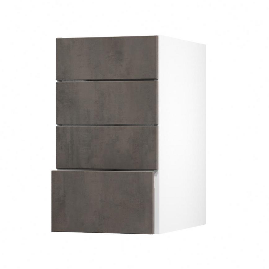 Hockley Bronze Dark Stone 400 Deep Drawer Open