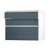 Hockley Marine Blue 900 Pan Drawer Door Open 170mm