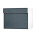 Hockley Marine Blue 900 Drawer Door Open