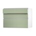 Hockley Super Matt Reed Green 1000 Pan Drawer Door Open 170mm