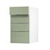 Hockley Super Matt Reed Green 400 Drawer Door Open