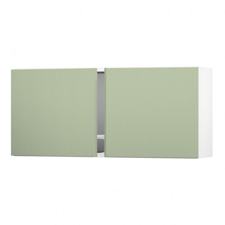 Hockley Super Matt Reed Green 500 Tall Bridge Unit Door Open