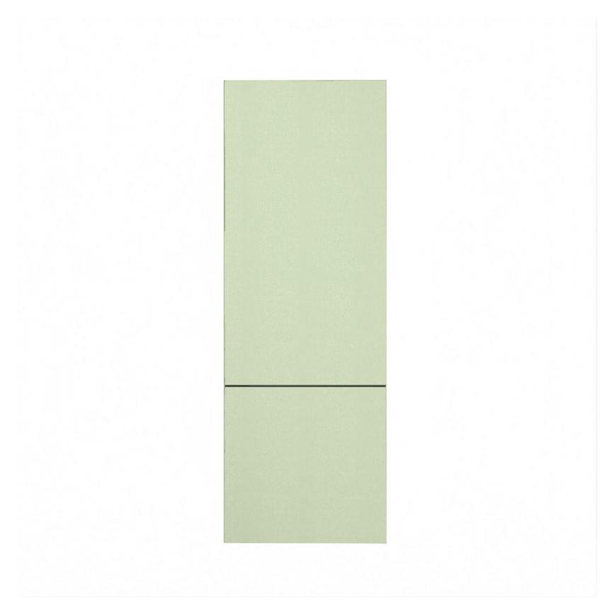 Hockley Super Matt Reed Green 750mm x 720mm Tall Larder Door shown as part of a Larder Unit or Fridge Freezer Tower