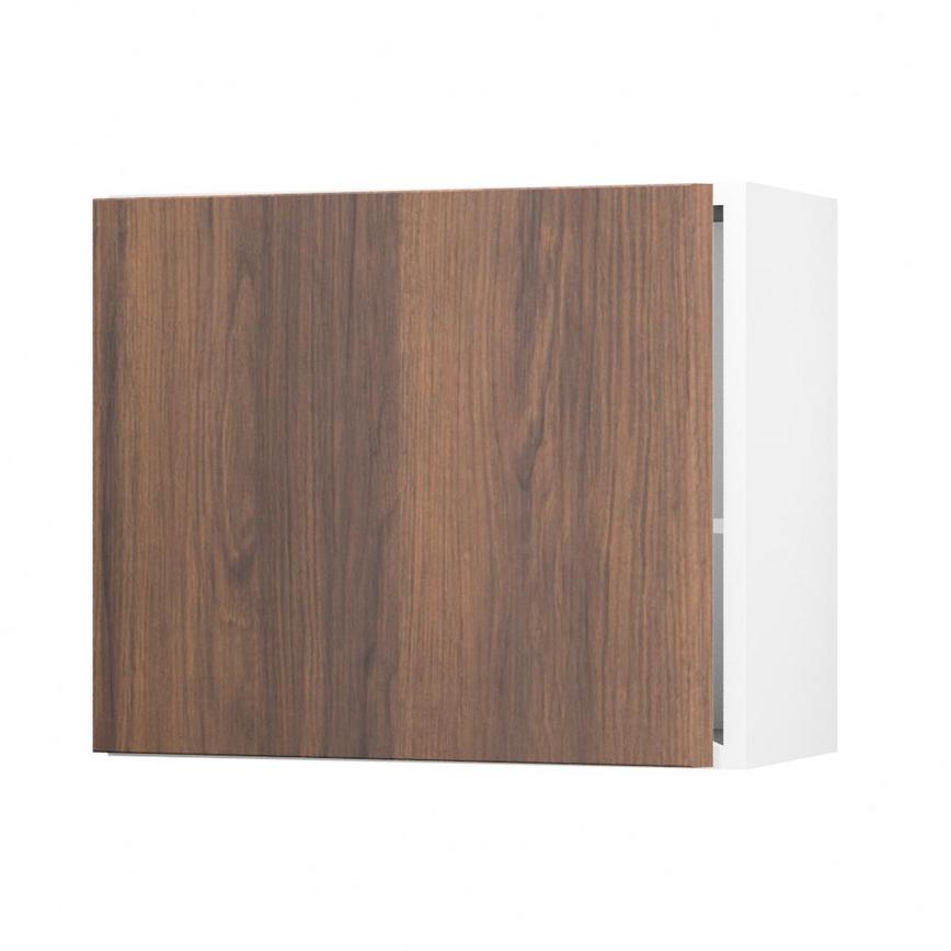 Hockley Textures Walnut 600 Tall Integrated Microwave Topbox Dr Open