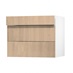 Hockley Textures Oak 900 Drawer Open