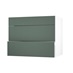 Hockley Super Matt Fir Green 900 Pan Drawer Door Open