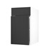 Hockley Super Matt Black 400 Standard Door Open