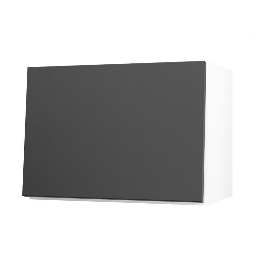 Hockley Super Matt Black 500 Half Height Door Open