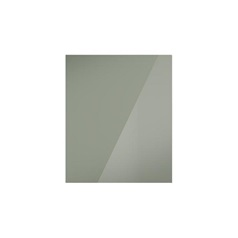 Hockley Mirror Gloss Reed Green 600mm x 733mm Appliance Door Shown Closed from the Front as Part of an Appliance Tower Unit