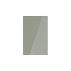 Hockley Mirror Gloss Reed Green 600mm x 945mm Appliance Door Shown Closed from the Front as Part of an Appliance Tower Unit