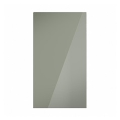 Hockley Mirror Gloss Reed Green 500mm x 900mm Tall Door Front Shown Closed from the Front as a Single Door