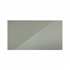 Hockley Mirror Gloss Reed Green 600mm x 326mm Integrated Microwave Top Box Door Shown Closed from the Front