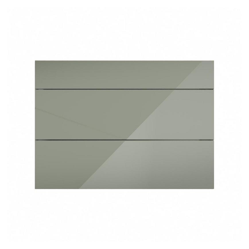 Hockley Mirror Gloss Reed Green 1000mm x 160mm Drawer Shown Closed from the Front as Part of a Drawer Unit