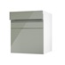 Hockley Mirror Gloss Reed Green 600mm x 394mm Pan Drawer Shown with the Drawer Open at an Angle as Part of a Drawer Unit