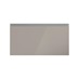 Hockley Mirror Gloss Sand Grey 700mm x 342mm Pan Drawer Front Shown Closed from the Front as Part of a Full Drawer Unit