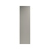Hockley Mirror Gloss Sand Grey 400mm x 1400mm Tall Larder Door Shown Closed from the Front as part of a Full Larder Unit