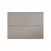Hockley Mirror Gloss Sand Grey 1000mm x 342mm Pan Drawer Front Shown Closed from the Front as Part of a Full Drawer Unit