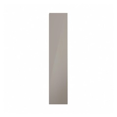 Hockley Mirror Gloss Sand Grey 150mm x 720mm Full Height Door Shown Closed from the Front