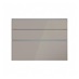 Hockley Mirror Gloss Sand Grey 1000mm x 170mm Drawer Front Shown Closed as Part of a Full Drawer Unit