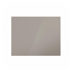 Hockley Mirror Gloss Sand Grey 450mm x 360mm Bridging Unit Door Shown Closed from the Front