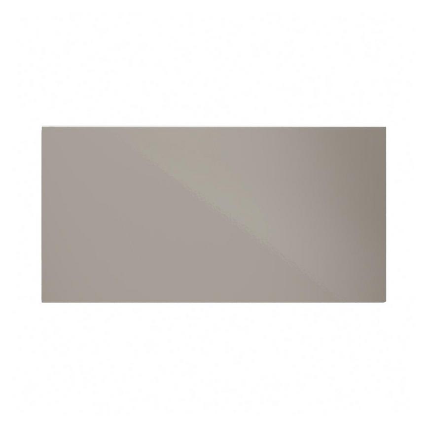 Hockley Mirror Gloss Sand Grey 700mm x 360mm Bridging Unit Door Shown Closed from the Front