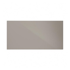 Hockley Mirror Gloss Sand Grey 700mm x 360mm Bridging Unit Door Shown Closed from the Front