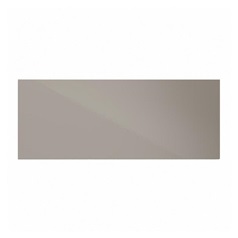 Hockley Mirror Gloss Sand Grey 900mm x 360mm Bridging Unit Door Shown Closed from the Front