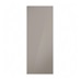 Hockley Mirror Gloss Sand Grey 350mm x 900mm Tall Door Shown Closed from the Front
