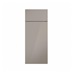 Hockley Mirror Gloss Sand Grey 300mm x 557mm Door Front Shown Closed from the Front as Part of a Door and Drawer Unit