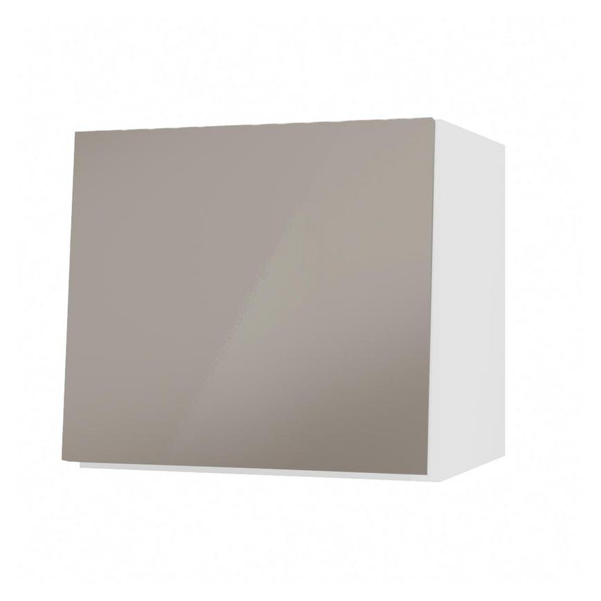 Hockley Mirror Gloss Sand Grey 400mm x 360mm Bridging Unit Door Shown Open at an Angle