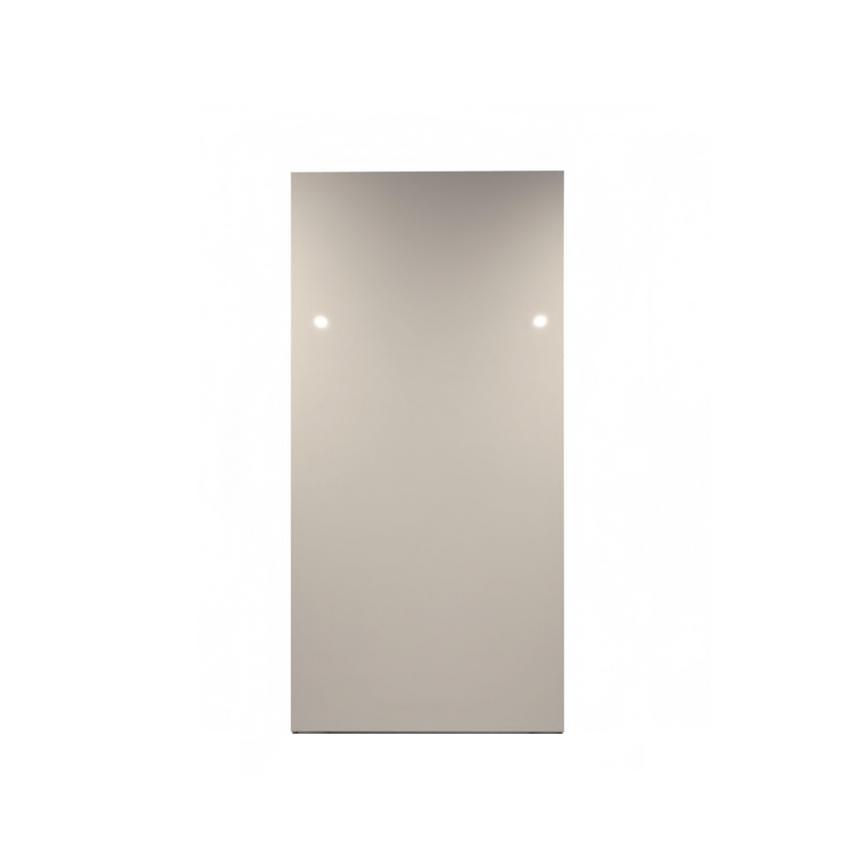 Hockley Mirror Gloss Sand Grey 1400mm x 750mm Tall Appliance Tower Kitchen Door