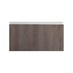 Hockley Textured Dark Oak 700mm x 342mm Pan Drawer Front Shown Closed from the Front as Part of a Full Drawer Unit