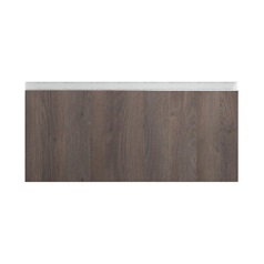 Hockley Textured Dark Oak 800mm x 342mm Pan Drawer Front Shown Closed from the Front as Part of a Full Drawer Unit