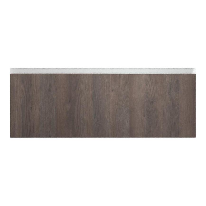 Hockley Textured Dark Oak 1000mm x 342mm Pan Drawer Front Shown Closed from the Front as Part of a Full Drawer Unit