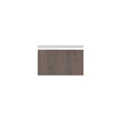 Hockley Textured Dark Oak 300mm x 170mm Drawer Front Shown Closed from the Front as Part of a Drawer Unit