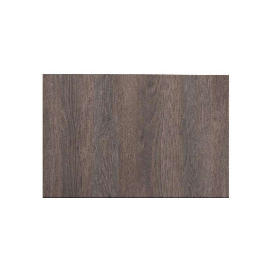 Hockley Textured Dark Oak 600mm x 394mm Pan Drawer Shown Closed from the Front as Part of a Drawer Unit