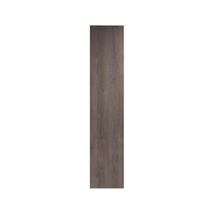 Hockley Textured Dark Oak 300mm x 1400mm Tall Larder Door Shown Closed from the Front as Part of a Full Larder Unit