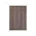 Hockley Textured Dark Oak 500mm x 557mm Door Front Shown Closed from the Front as Part of a Door and Drawer Unit
