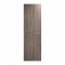 Hockley Textured Dark Oak 600mm x 991mm Appliance Door Shown Closed from the Front as Part of an Appliance Unit