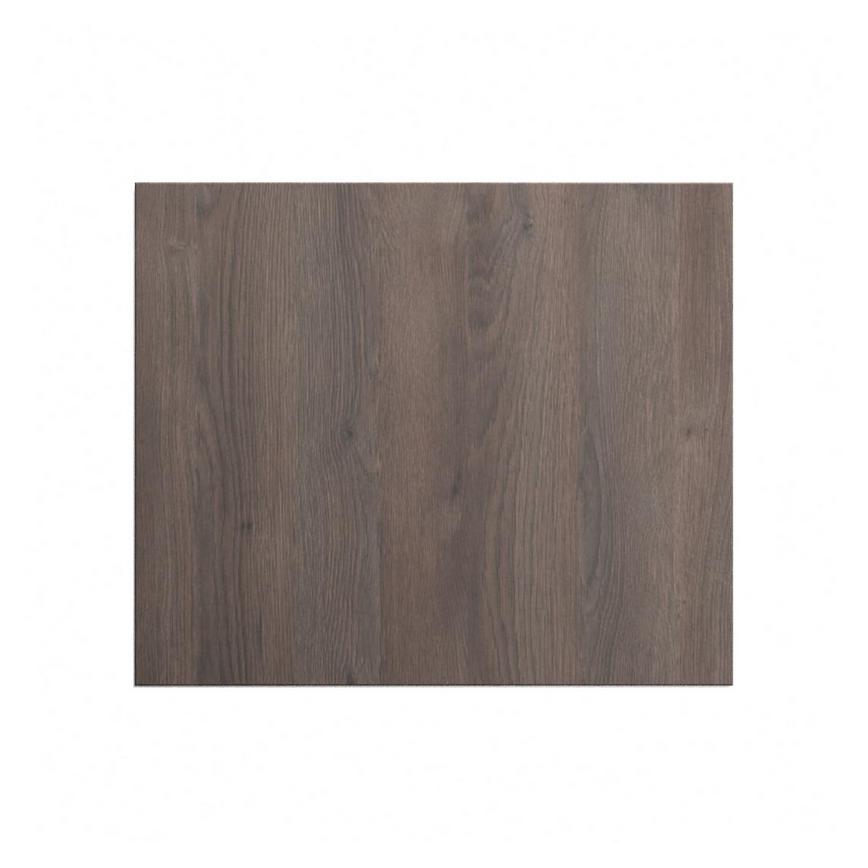 Hockley Textured Dark Oak 600mm x 506mm Tall Microwave Top Box Door Shown Closed from the Front