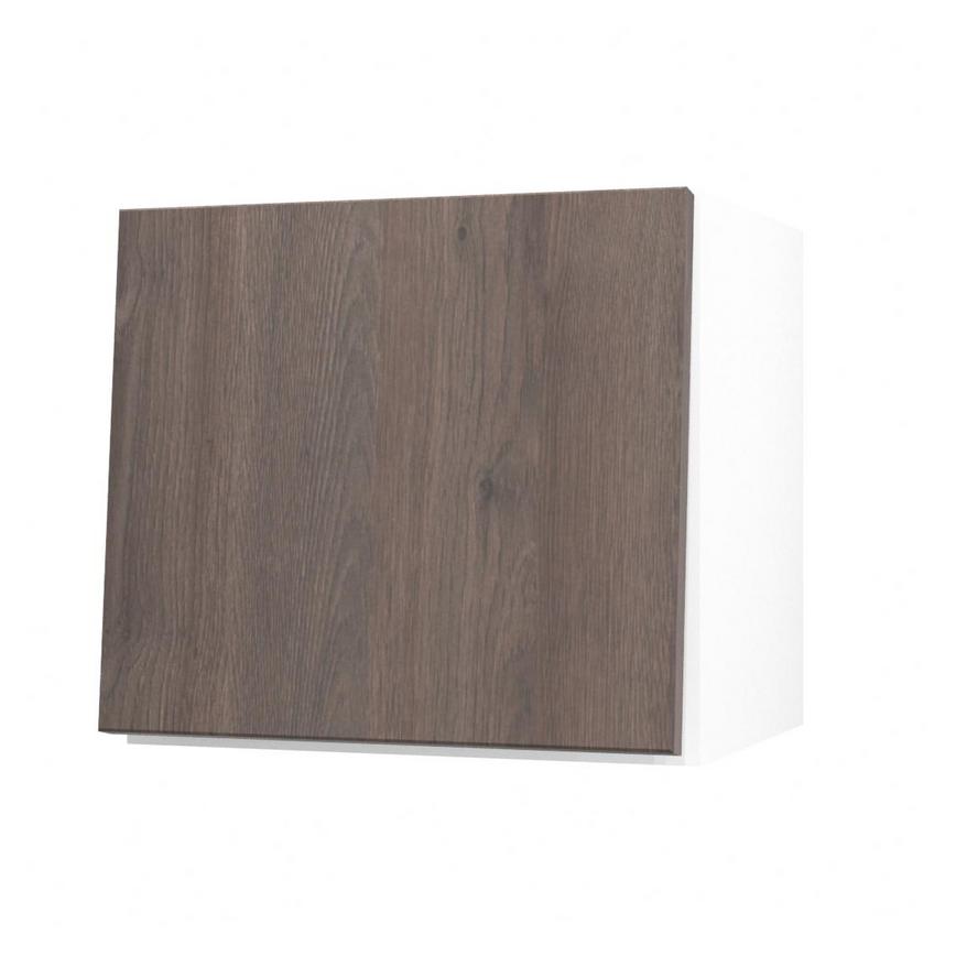 Hockley Textured Dark Oak 400mm x 360mm Bridging Unit Door Shown Open at an Angle