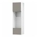 Hockley Super Matt Sand Grey 570mm x 600mm Tall Appliance Tower Kitchen Door Angle Open
