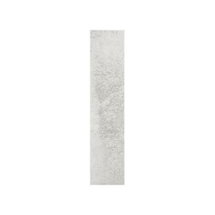 Hockley Textured White Stone 1400mm x 300mm Tall Larder Kitchen Door Primary Cut Out