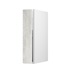Hockley Textured White Stone 720mm x 150mm Full Height Kitchen Door Unit Angled Open